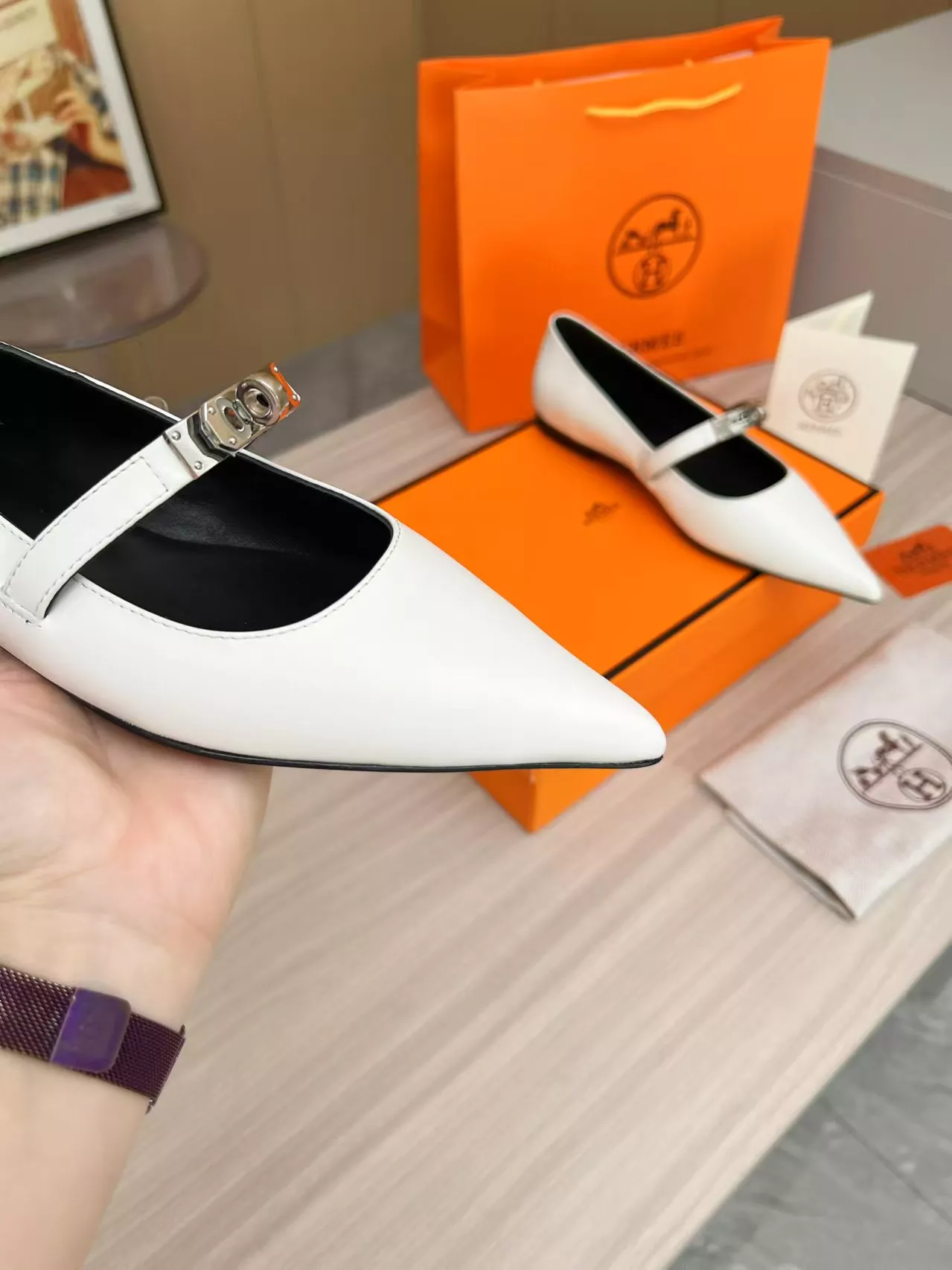 hermes flat chaussures pour femme s_12a30b63